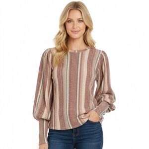 Women's Comfy striped top by Above and  Beyond Size Medium